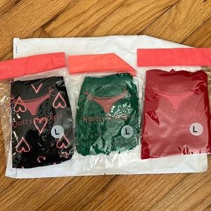 Unopened Knotty Knickers Thongs - Large - 3 pairs